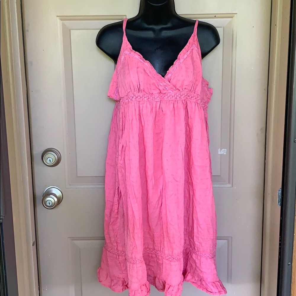 ⭐️ Faded Glory Pink Sundress Adjustable Shoulder